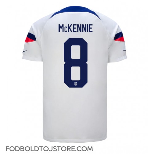 Forenede Stater Weston McKennie #8 Hjemmebanetrøje VM 2022 Kortærmet